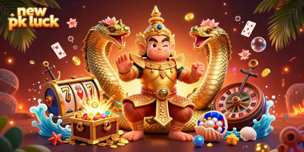 Experience exciting gameplay at new pk luck casino with vibrant characters and treasure elements.