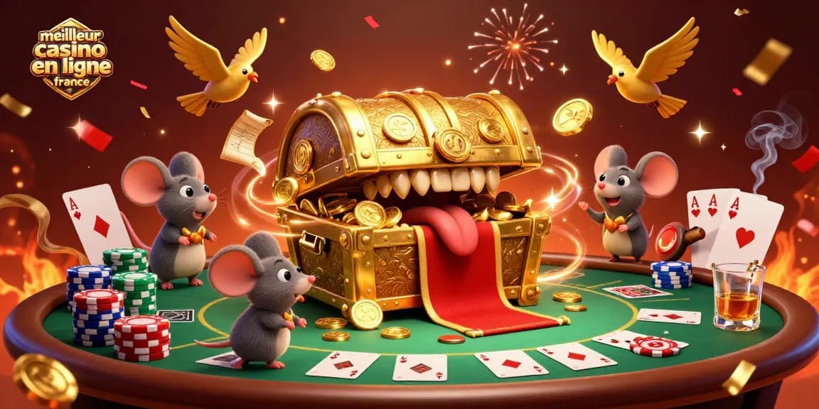 Les jeux au meilleur casino en ligne France rassemblent des personnages uniques autour d'une table de poker.