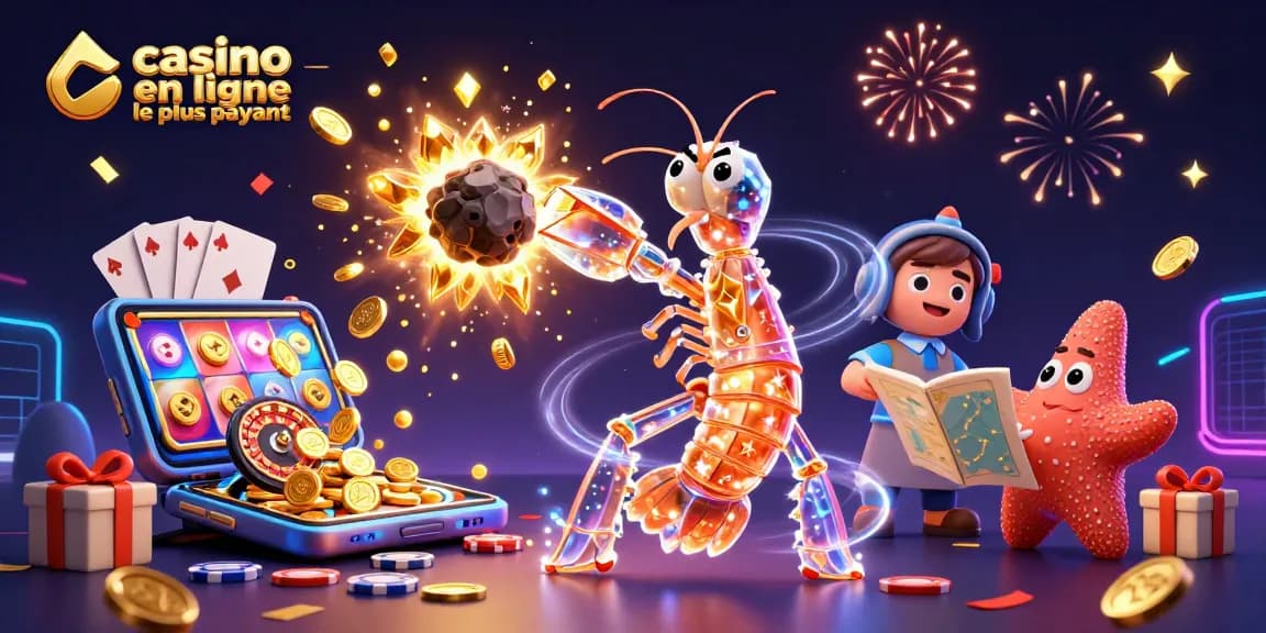 Vivez l'expérience du casino en ligne le plus payant avec des personnages animés, des jeux de casino et des détails éclatants.