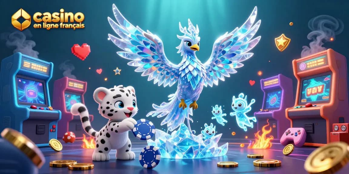 Jouez avec le casino en ligne français dans un univers lumineux et dynamique rempli de magie et de jeux.