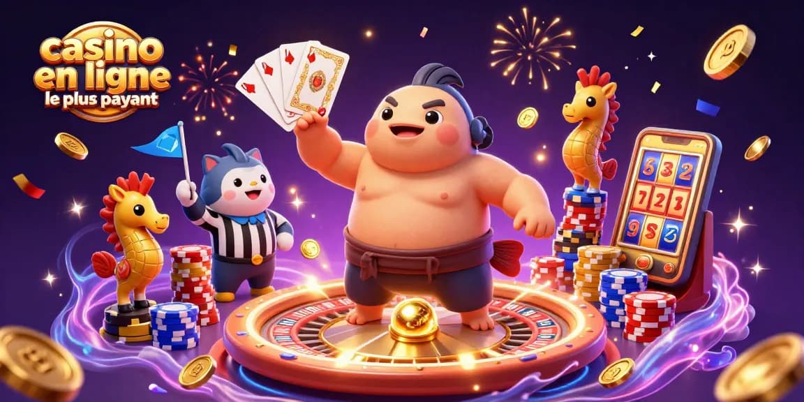 Jouer sur le casino en ligne le plus payant avec fugu et spectateurs en fête.