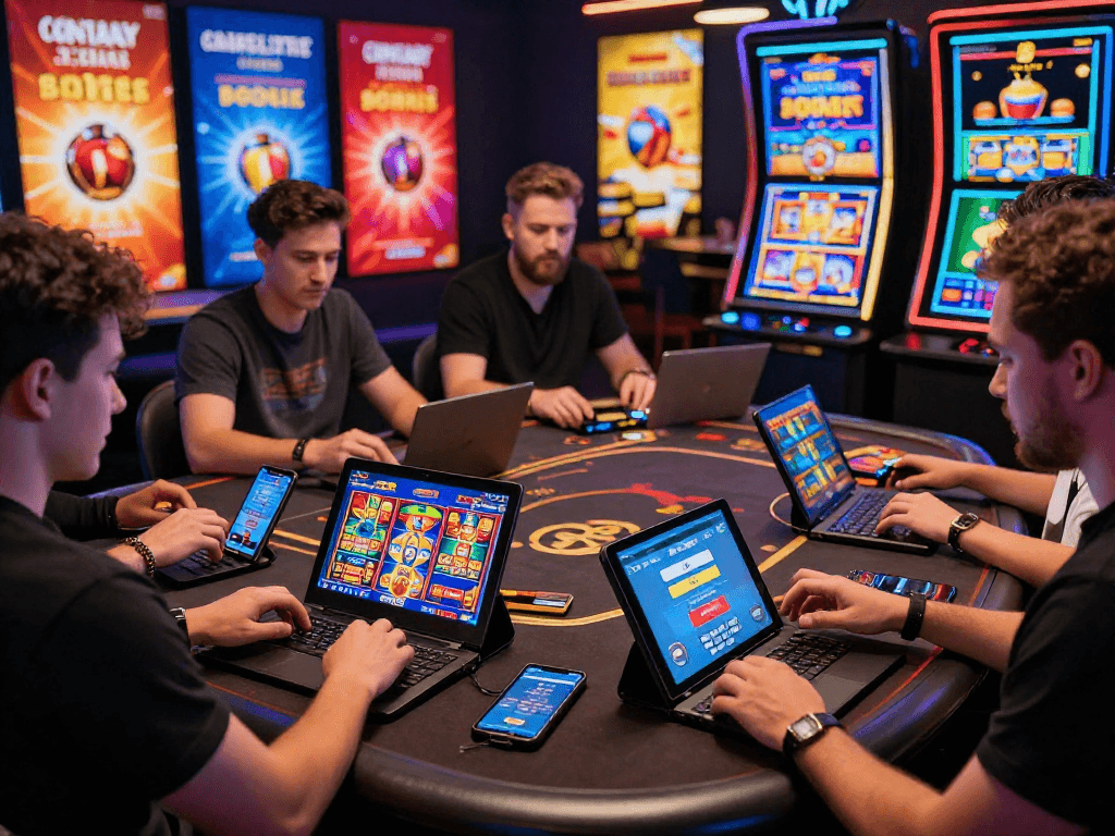 Explore exciting non UK casinos for UK players at https://cybermentors.org.uk, featuring diverse gaming experiences and vibrant visuals.