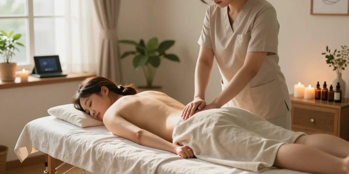 Experience a relaxing 군포출장마사지 in a tranquil home setting with soothing ambiance and professional care.