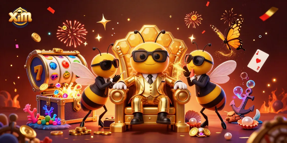 Boost your winnings with xim in this vibrant casino illustration showcasing gaming elements.