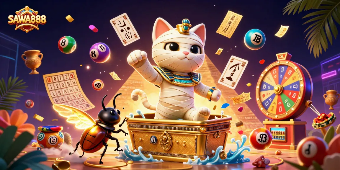 SAWA888 captivates players with vibrant Egyptian-themed casino action and thrilling games.