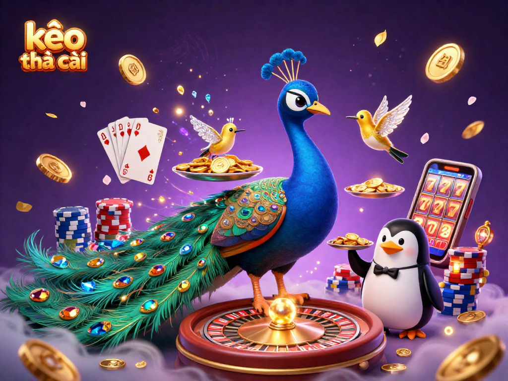 Engage with kèo nhà cái and experience dynamic casino action through an enchanting 3D illustration.