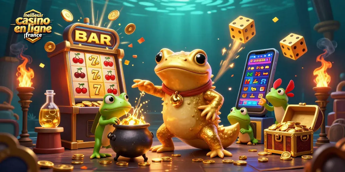 Visualisez le meilleur casino en ligne France avec l'alchimiste transmutant des métaux en pièces d'or.