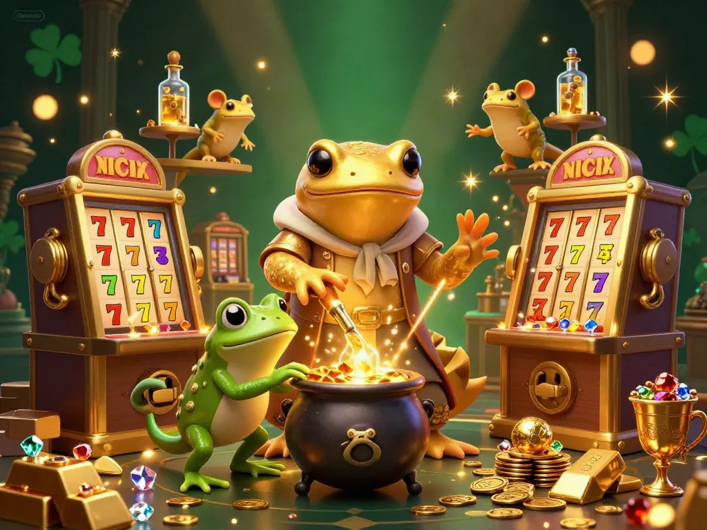 Experience the excitement of dewacair with a golden salamander alchemist enchanting players in a dynamic casino scene.