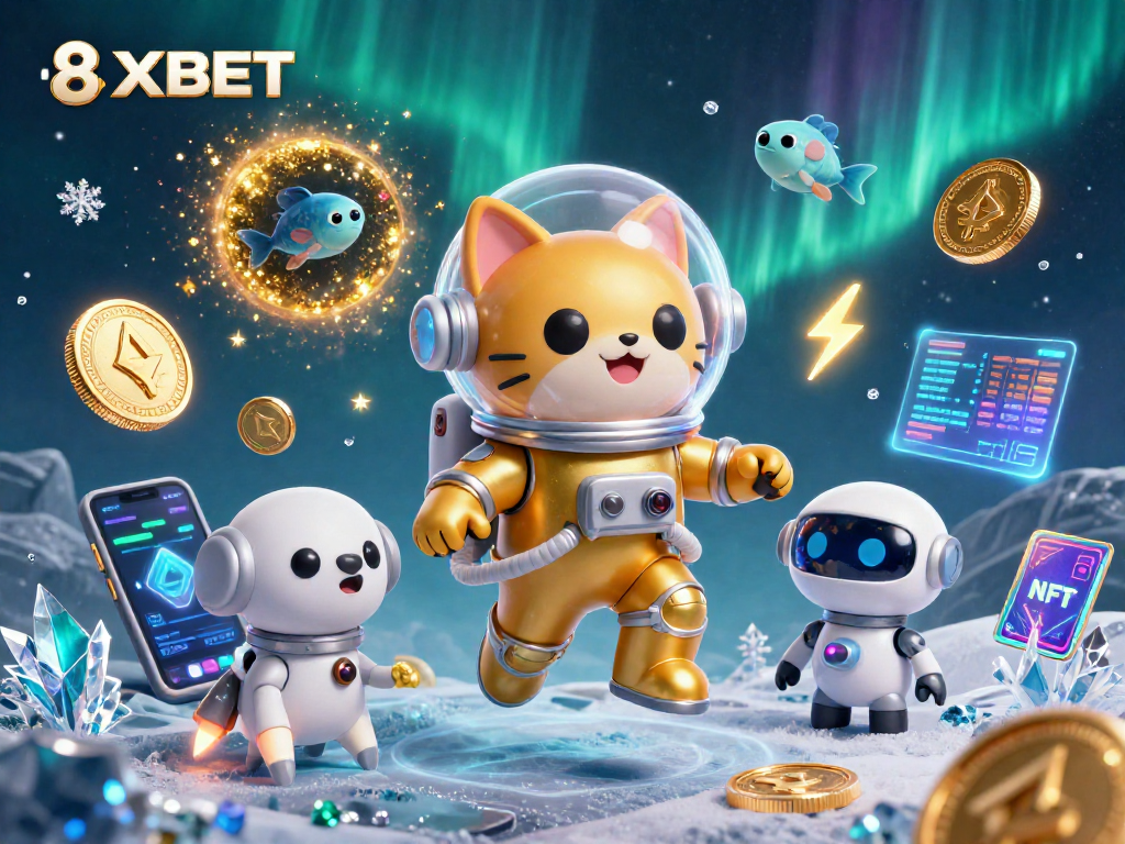 Engage with thrilling 8XBET gaming adventures, featuring fantastic 3D characters and dynamic casino elements.