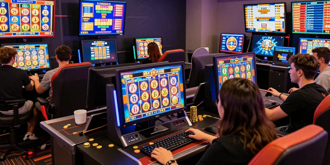Engaging players enjoying a thrilling slot online experience with vibrant game graphics and lively atmosphere.