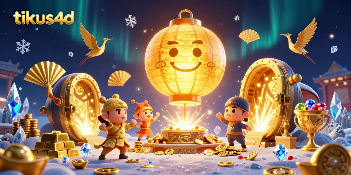 Engage with tikus4d's electrifying casino experience, featuring a vibrant golden lantern spirit and treasure