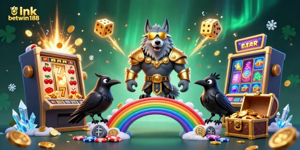 Temukan akses mudah link betwin188 dalam ilustrasi kasino 3D yang memukau.