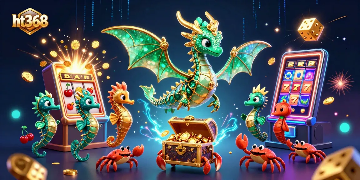 Experience winning strategies at ht368 with an energetic casino scene featuring a leafy sea dragon and golden treasures.