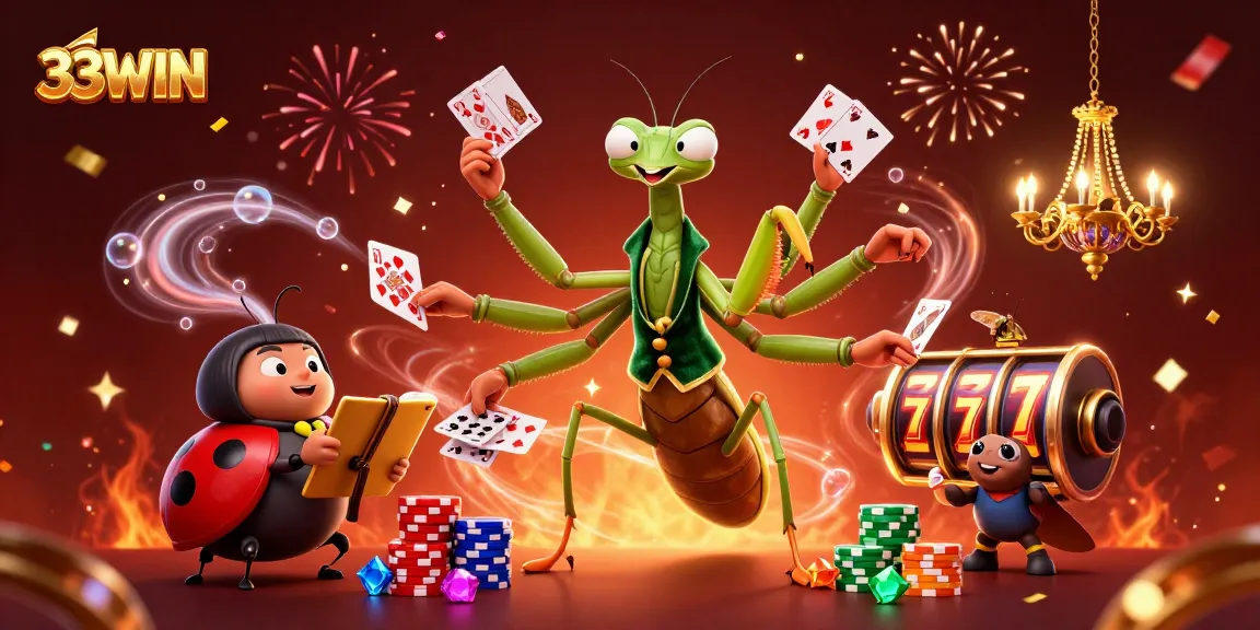 Experience the thrill of winning at 33WIN with exciting slot games and vibrant casino action.
