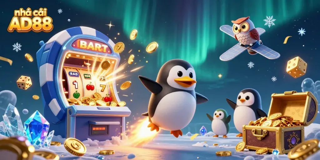 Play exciting games at nhà cái AD88, featuring thrilling slots and a vibrant casino atmosphere.