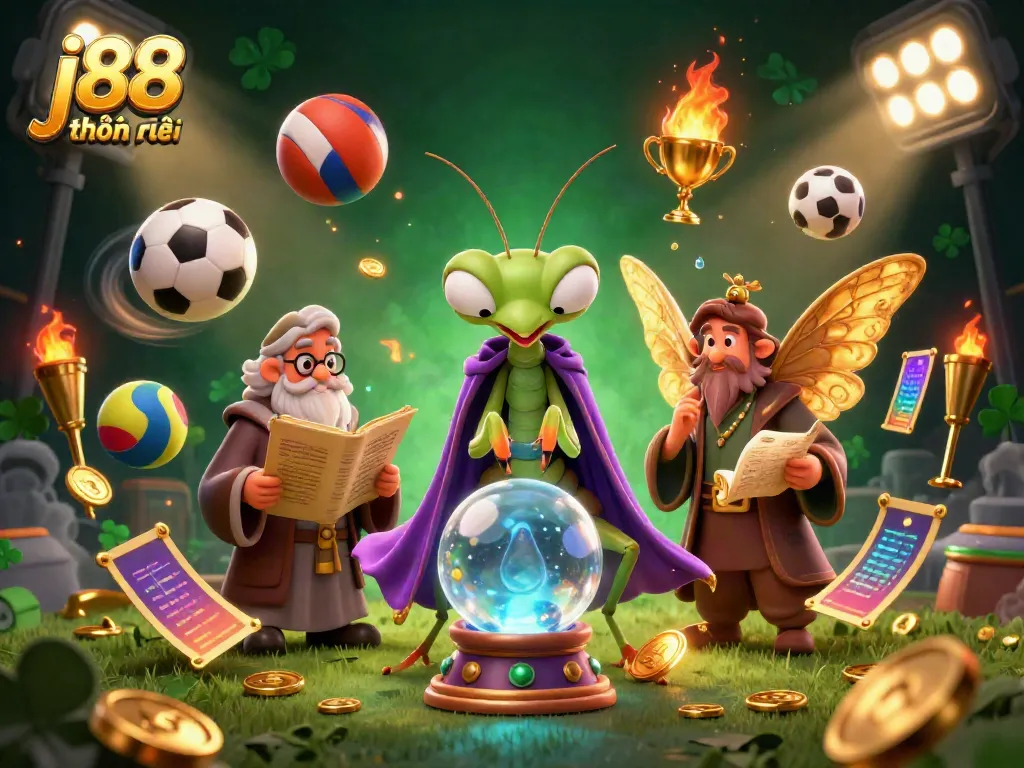 Capture exciting j88 khuyến mãi as fantasy characters depict thrilling casino elements and action.
