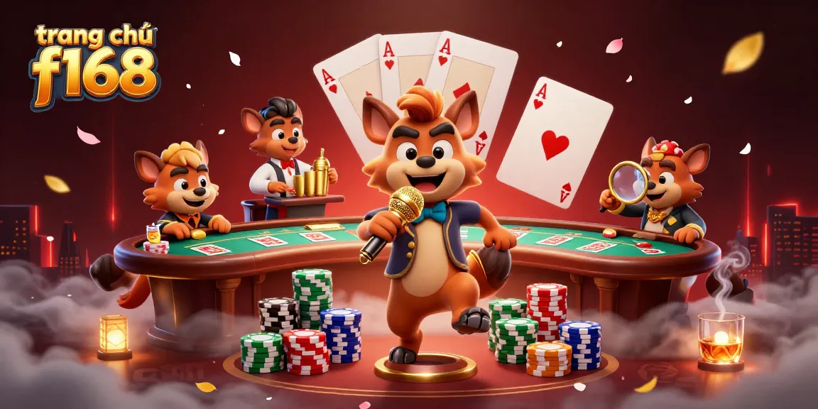 Experience fun at trang chủ f168 with lively hyena characters running a comedy casino.