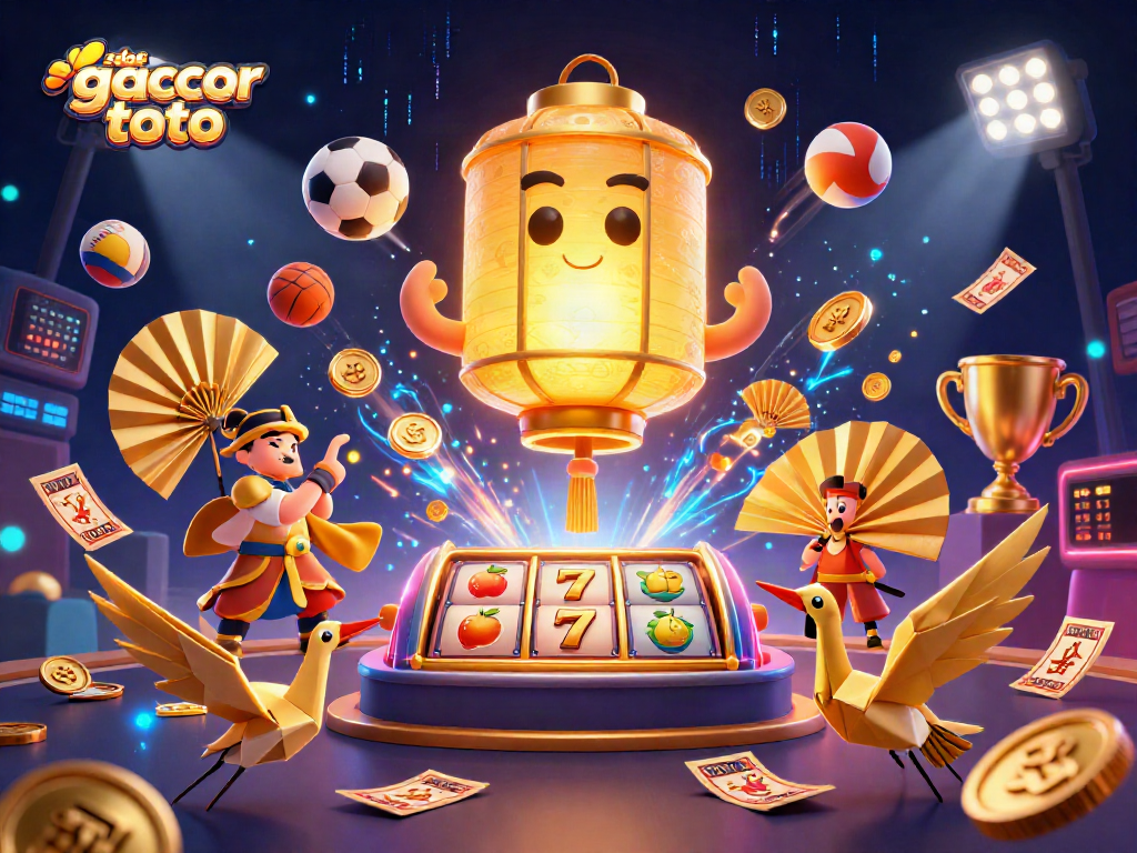 Spin to win in slot gacor toto with vibrant symbols and dynamic casino elements.