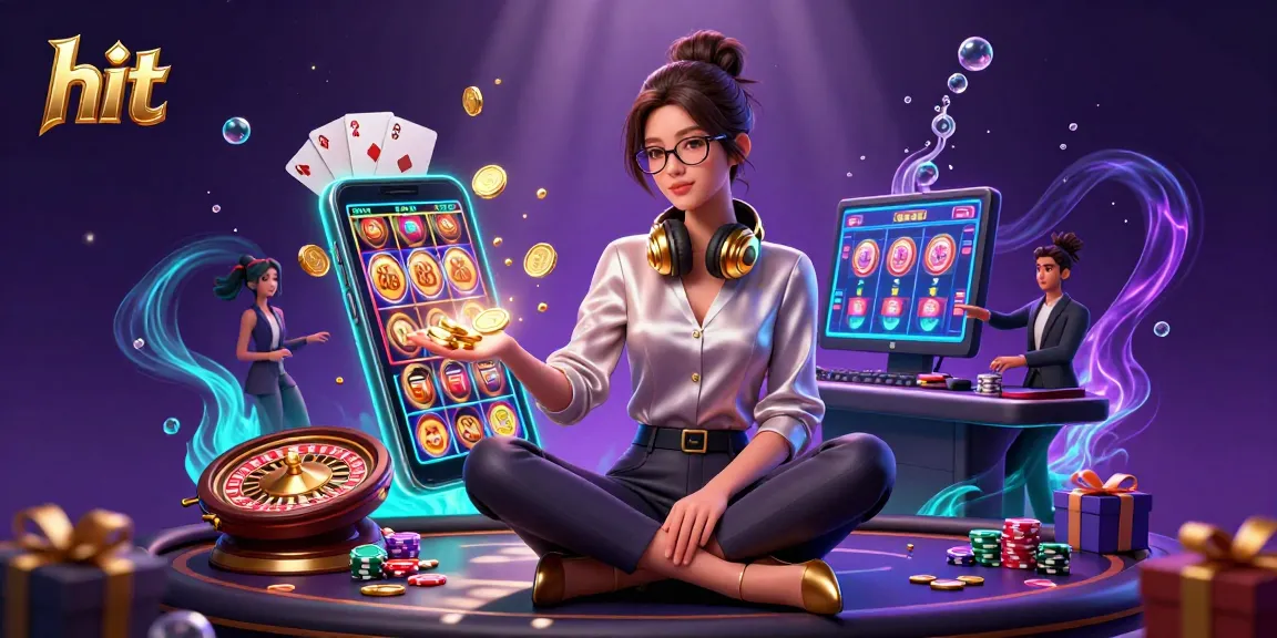 Engage in thrilling gaming action at hit, featuring an Asian woman in a professional gamer setup.