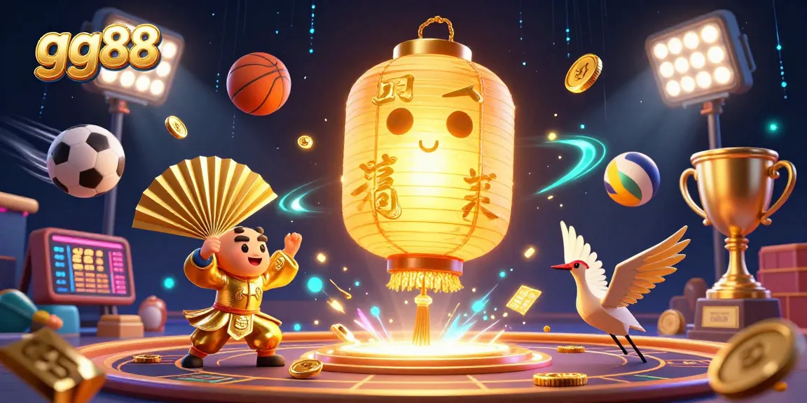 Join the action with gg88 in a dynamic casino scene filled with vibrant sports elements and gaming excitement.