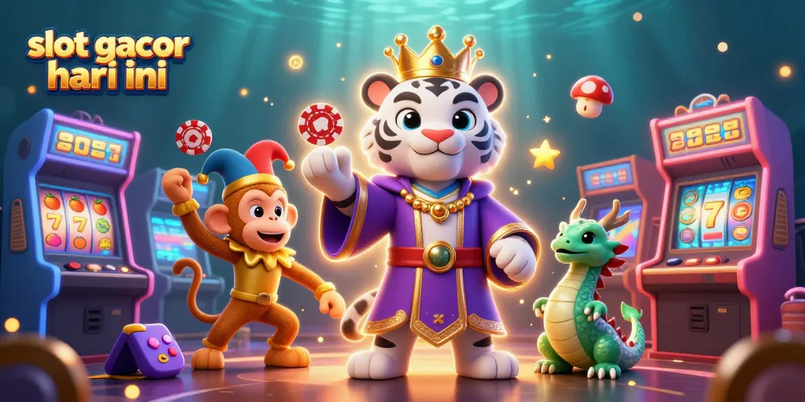 Experience the thrill of slot gacor hari ini with vibrant 3D characters and gaming elements sparking excitement.