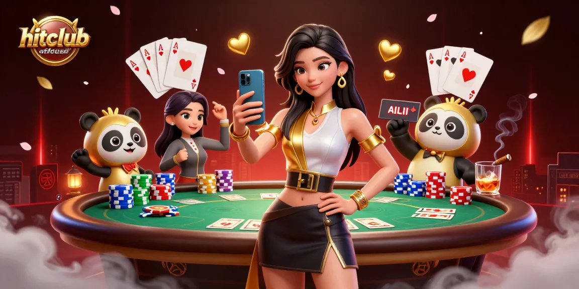 Experience hitclubofficial with vibrant casino action and characters amidst engaging 3D elements.